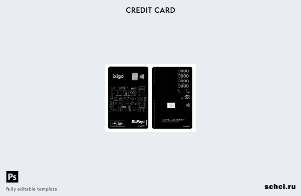 цифровая загрузка Индия AU Small Financial Bank RuPay шаблон платиновой вертикал
